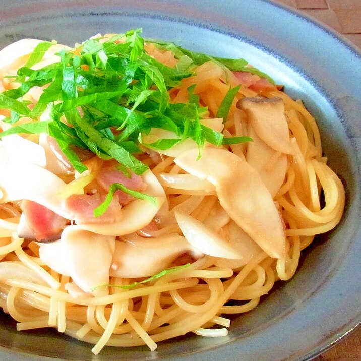 きのことしその和風パスタ